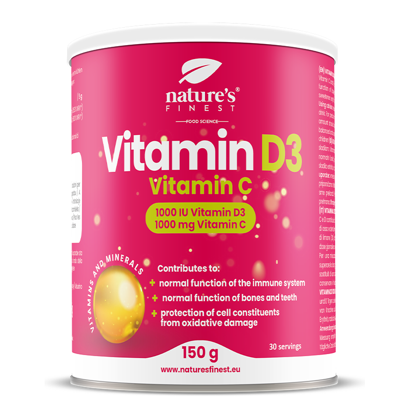 Vitamín D3 + Vitamín C